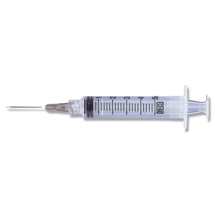 Syringe 5cc 21 x 1 1/2"
