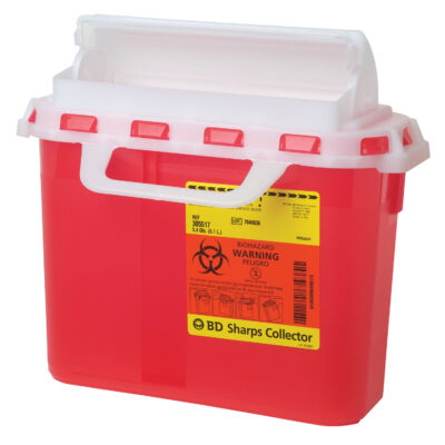 Sharps Cont. 5.4qt Clear