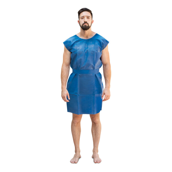 Gown Exam Patient One-Size Dark Blue
