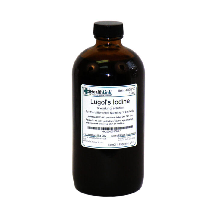 Solution Lugols Iodine 1% 16oz