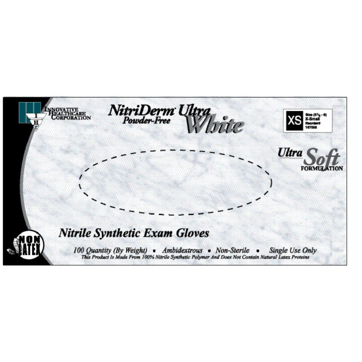 Glove Nitrile PF White X-Large