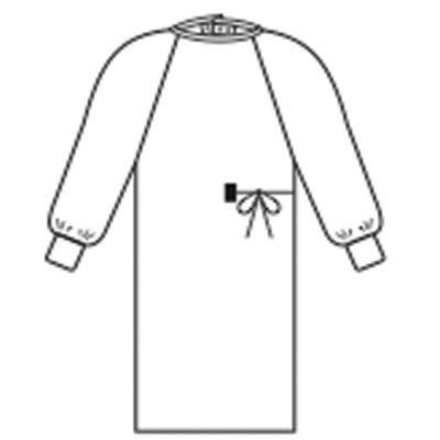 Gown Surgical X-Large 34/ca