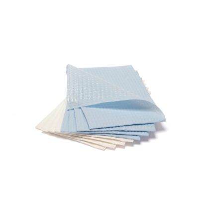 Towel Bib 2ply T/P White