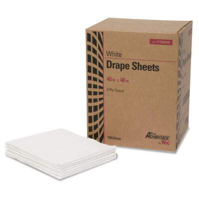 Sheet Drape 2ply 40x48 White