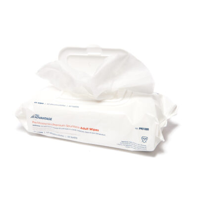 Wipes Wet Adult Spunlace 8" x 12"