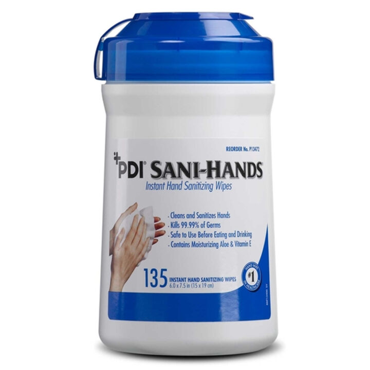 Wipes Hand Sanitizing Instant Medium