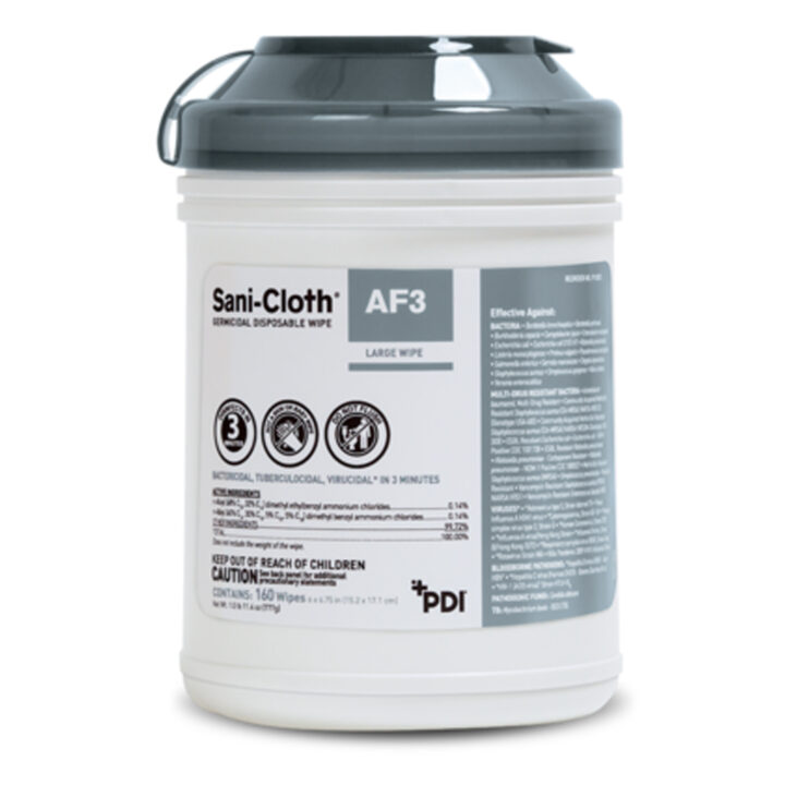 Wipes Sani-Cloth AF3 6x6 3/4"