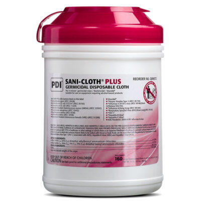 Wipes Sani-Cloth Plus 6x6 3/4"