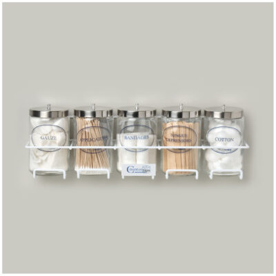 Sundry Jars Flint Glass w/Lids