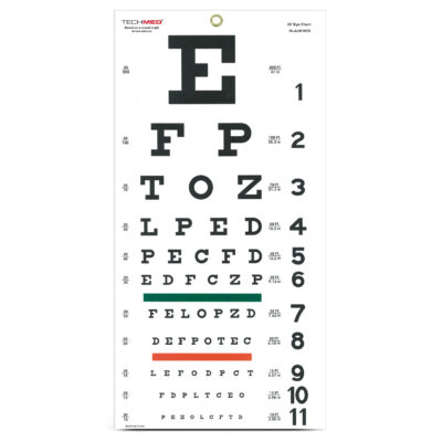 Eye Chart Snellen 20'