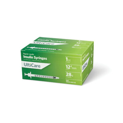 Syringe Insulin 1cc 28G x 1/2"