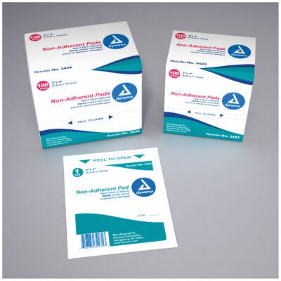 Pad Non-Adherent 3x4 ST.