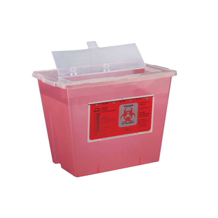 Sharps Cont 2-Gal Red