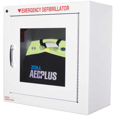 Cabinet Wall Metal w/Alarm AED
