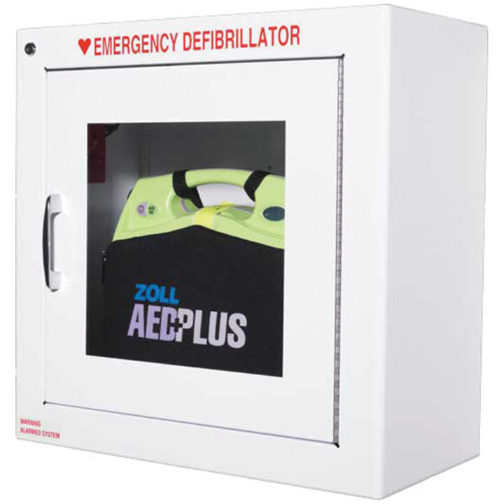 Cabinet Wall Metal w/Alarm AED